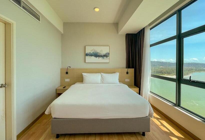 غرفة عائلية مطلّة علي البحر, Swiss Belhotel Kuantan