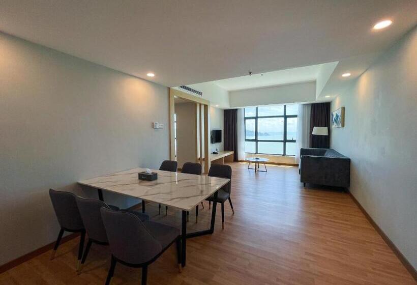 غرفة عائلية مطلّة علي البحر, Swiss Belhotel Kuantan