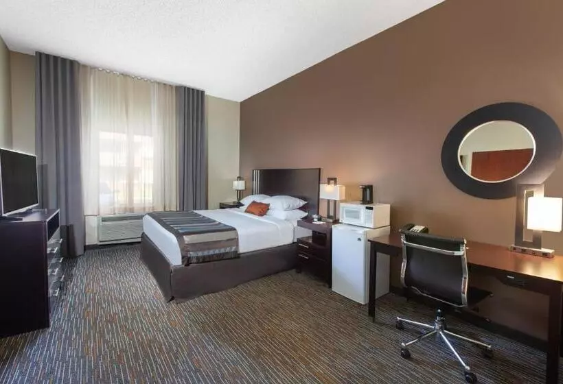 キングサイズベッドのスタンダードルーム, Wingate By Wyndham Oklahoma City Airport