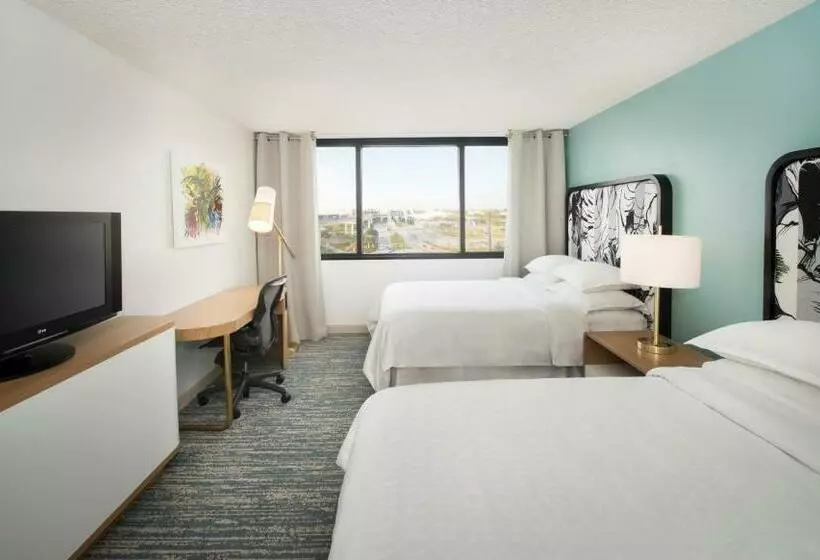 اتاق کلاسیک با چشمانداز شهر, Sheraton Miami Airport Hotel And Executive Meeting Center