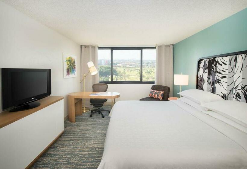 غرفة قياسية سرير كينج, Sheraton Miami Airport Hotel And Executive Meeting Center