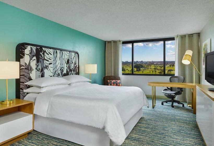 带大床的标准间, Sheraton Miami Airport Hotel And Executive Meeting Center