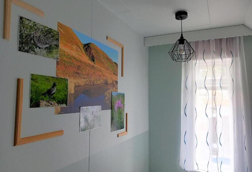 اتاق استاندارد با سرویس بهداشتی مشترک, Húsavík Green Hostel