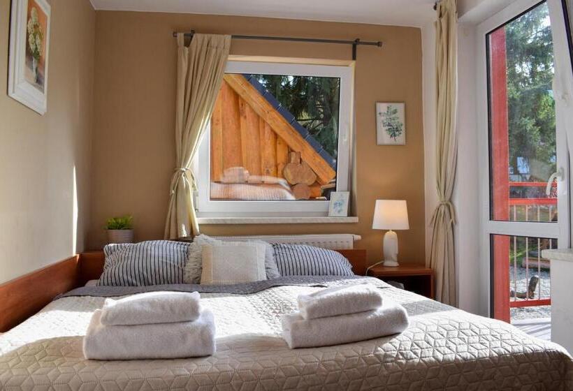 غرفة قياسية مزوَّدة بشُرفة, Penzion Rak