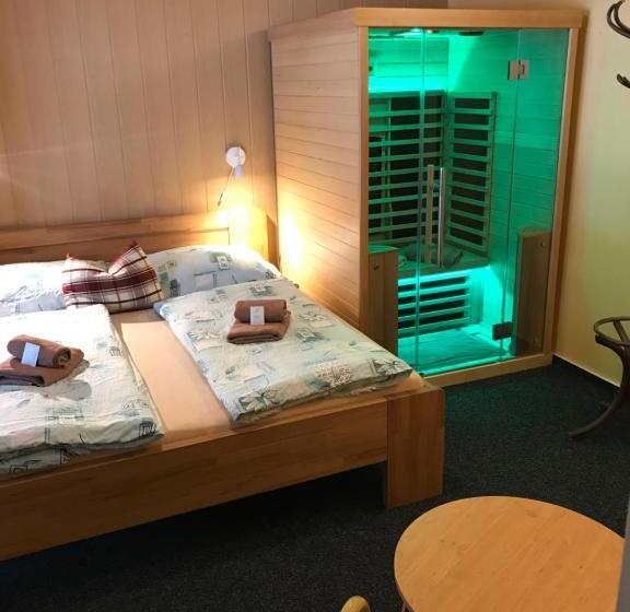 חדר סטנדרט עם מיטת קינג, Pension Aura špičák, Některé Pokoje Se Saunou