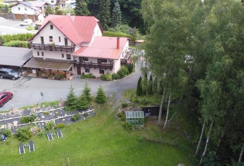 חדר סטנדרט נוף לגינה, Pension Aura špičák, Některé Pokoje Se Saunou