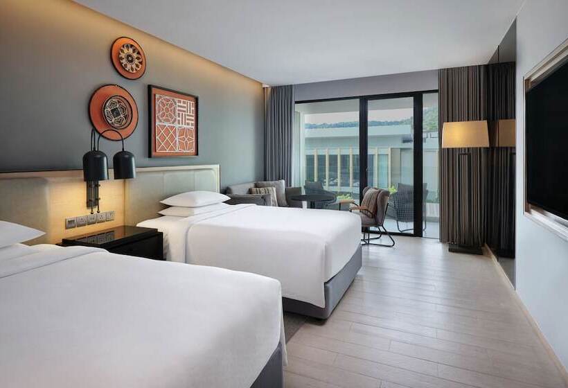 스탠다드 룸 더블 침대 2개, Four Points By Sheraton Phuket Patong Beach Resort