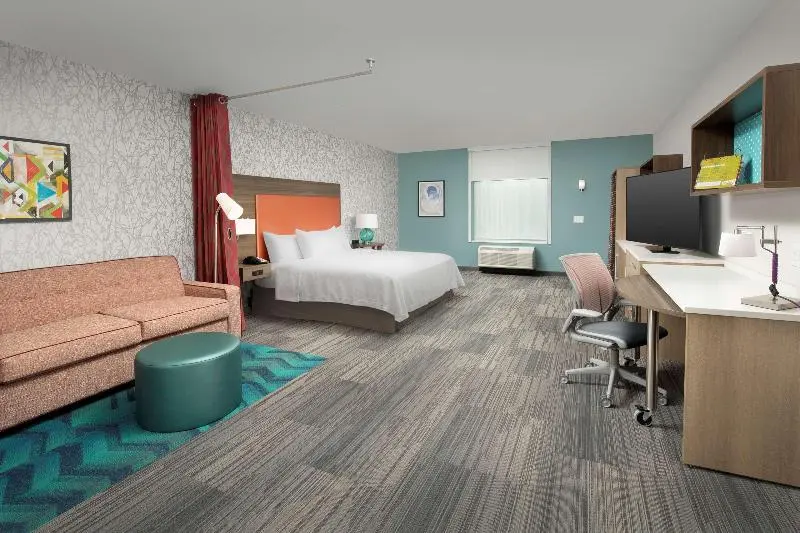 キングサイドベッドのスタンダードワンルーム, Home2 Suites By Hilton Owings Mills
