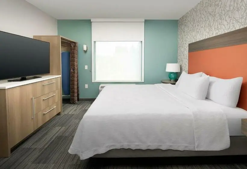 キングサイズベッドのスイートルーム, Home2 Suites By Hilton Owings Mills