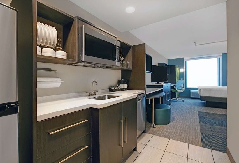 Студия Стандарт Двуспальная Кровать, Home2 Suites Asheville Airport