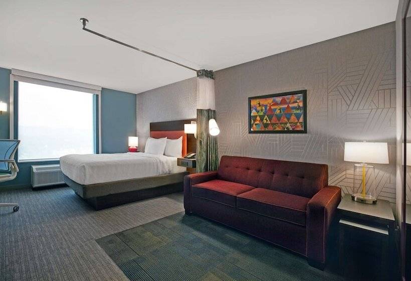إستوديو قياسى سرير مزدوج, Home2 Suites Asheville Airport