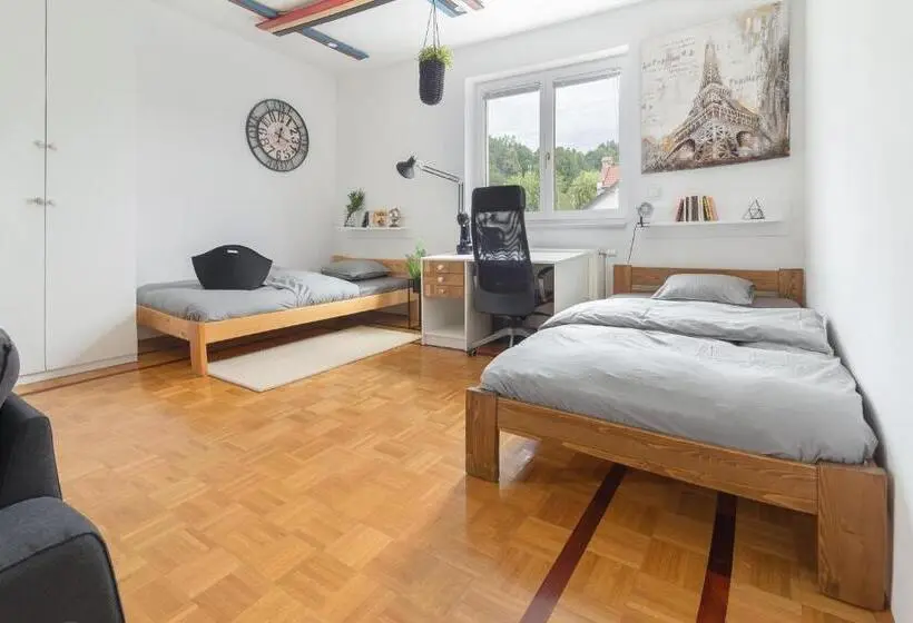 اتاق استاندارد با سرویس بهداشتی مشترک, Eagle S Nest Ljubljana