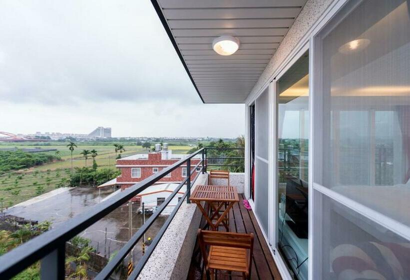 اتاق استاندارد چهارنفره با چشمانداز باغ, Taitung Quality B&b