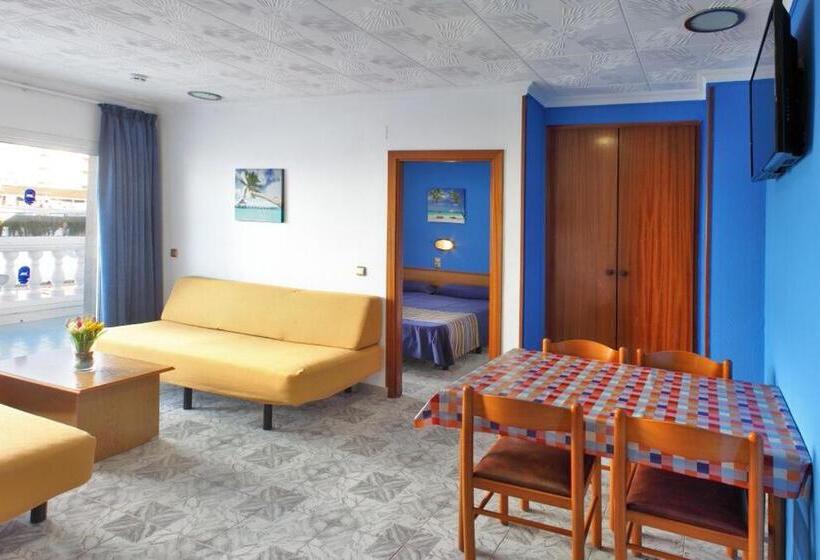 1침실 발코니 아파트 풀장 전망, Europa Family Apartments