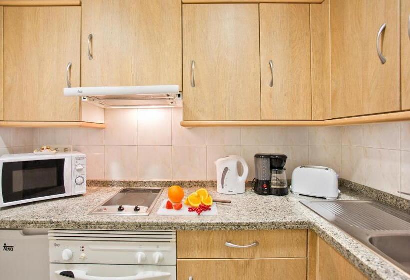 דירה פנימית חדר שינה 1, Sunset Beach Club Hotel Apartments