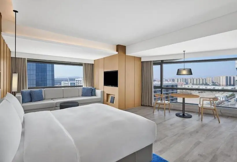 キングサイズベッドのエクゼクティブルーム, Courtyard By Marriott Xiamen