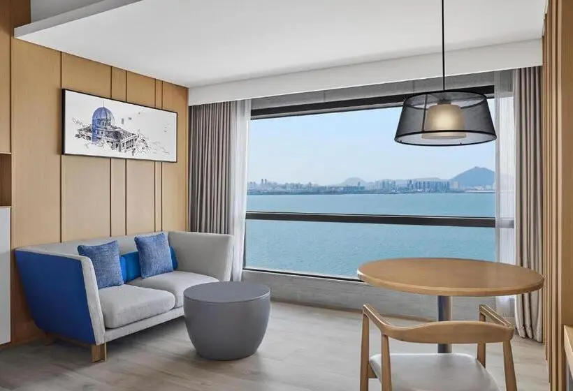 キングサイズベッドのエクゼクティブルーム, Courtyard By Marriott Xiamen