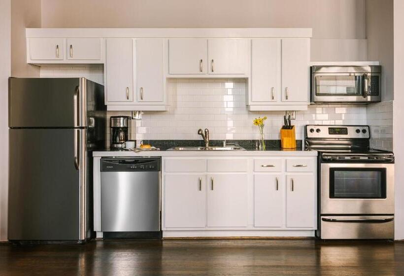 ２ベッドルームアパートメント, Reside Houston Downtown, A Wyndham Residence