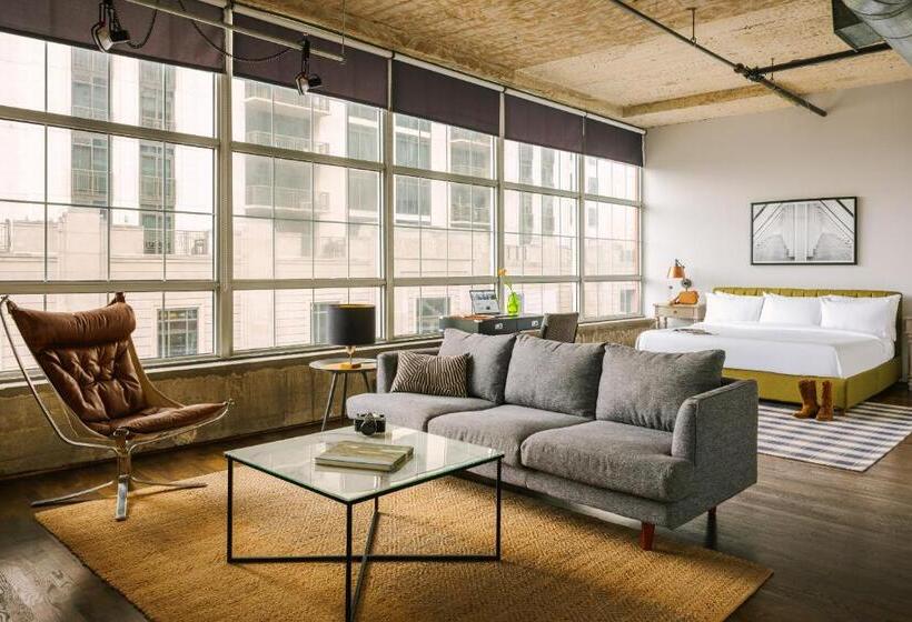 דירת חדר, Reside Houston Downtown, A Wyndham Residence