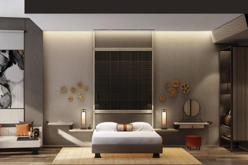 Номер Deluxe Кровать Кинг, Jumeirah Guangzhou