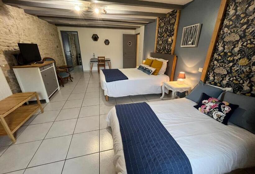 家庭房带园景, Les Bruyeres Chambres Dhotes Et Gite