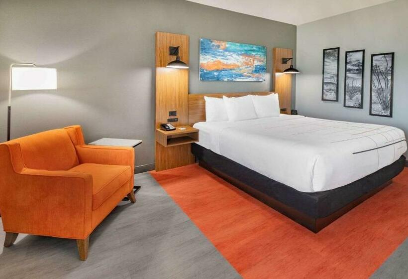 חדר סטנדרט, מיטת קינג, מותאם לאדם עם מוגבלויות, La Quinta Inn & Suites By Wyndham Fort Stockton Northeast