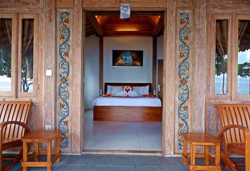 חדר דלוקס נוף לים, Blue Harbor Beachfront Villas & Resto