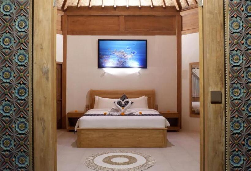 חדר דלוקס נוף לים, Blue Harbor Beachfront Villas & Resto