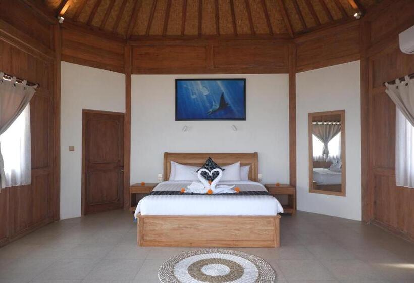 חדר דלוקס נוף לים, Blue Harbor Beachfront Villas & Resto