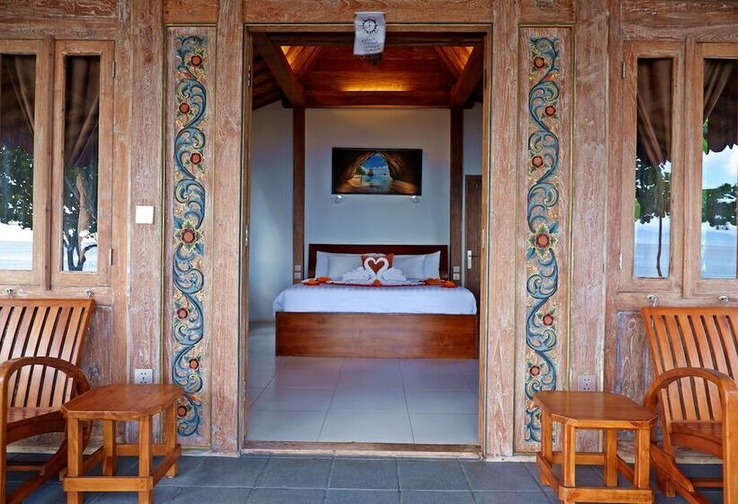 חדר דלוקס נוף לים, Blue Harbor Beachfront Villas & Resto