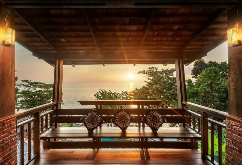 جناح جونيور مطلّ علي البحر, Nirvana Beach Resort, Koh Lanta Sha Extra Plus