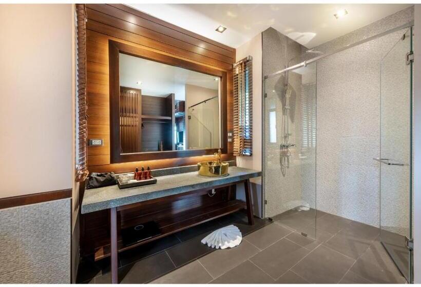 جناح جونيور مطلّ علي البحر, Nirvana Beach Resort, Koh Lanta Sha Extra Plus