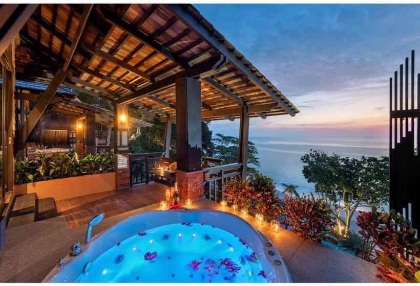 جناح جونيور مطلّ علي البحر, Nirvana Beach Resort, Koh Lanta Sha Extra Plus