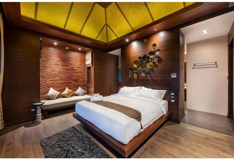 جناح جونيور مطلّ علي البحر, Nirvana Beach Resort, Koh Lanta Sha Extra Plus