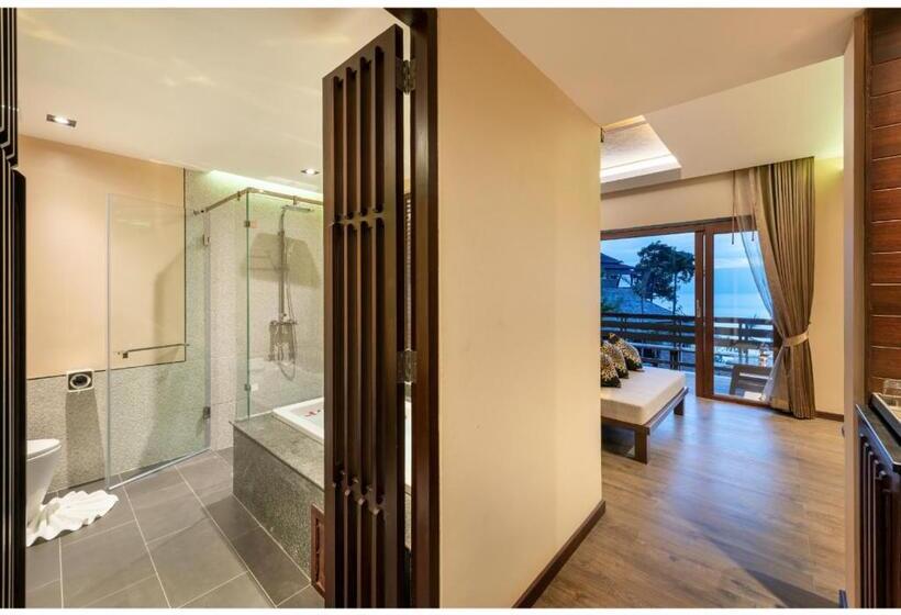 غرفة ديلوكس مطلّة علي البحر, Nirvana Beach Resort, Koh Lanta Sha Extra Plus