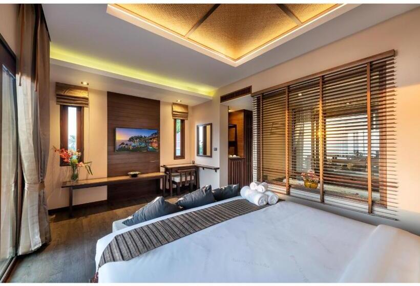 غرفة ديلوكس مطلّة علي البحر, Nirvana Beach Resort, Koh Lanta Sha Extra Plus