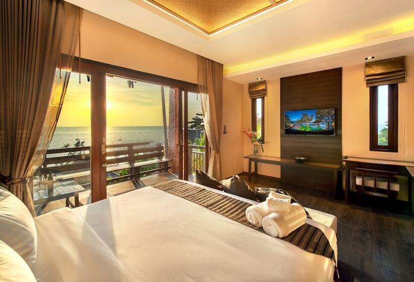 غرفة ديلوكس مطلّة علي البحر, Nirvana Beach Resort, Koh Lanta Sha Extra Plus