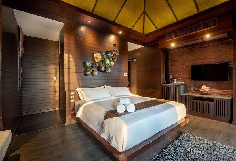 جناح جونيور مطلّ علي البحر, Nirvana Beach Resort, Koh Lanta Sha Extra Plus