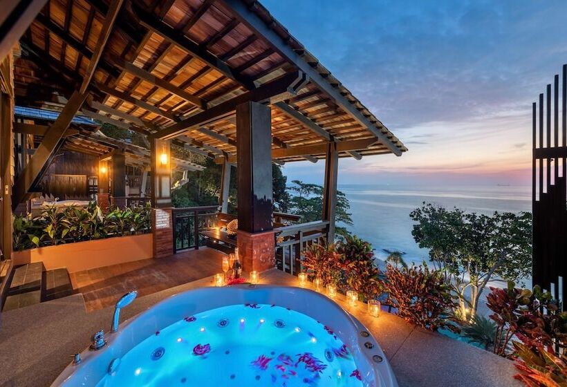 جناح جونيور مطلّ علي البحر, Nirvana Beach Resort, Koh Lanta Sha Extra Plus