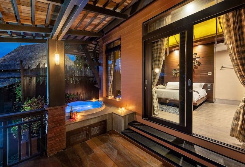 جناح جونيور مطلّ علي البحر, Nirvana Beach Resort, Koh Lanta Sha Extra Plus