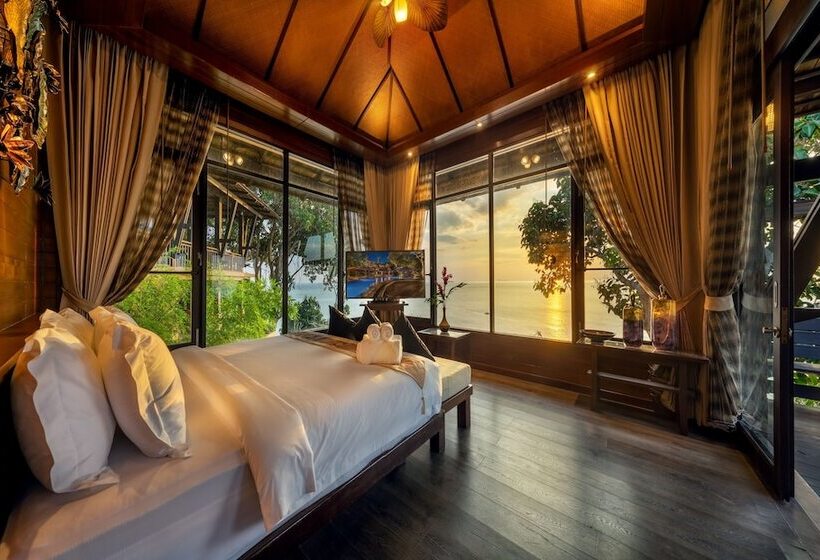 فيلا غرفة نوم واحدة مطلّة علي البحر, Nirvana Beach Resort, Koh Lanta Sha Extra Plus