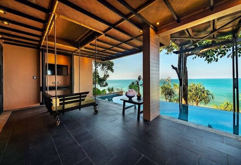 فيلا غرفة نوم واحدة مطلّة علي البحر, Nirvana Beach Resort, Koh Lanta Sha Extra Plus