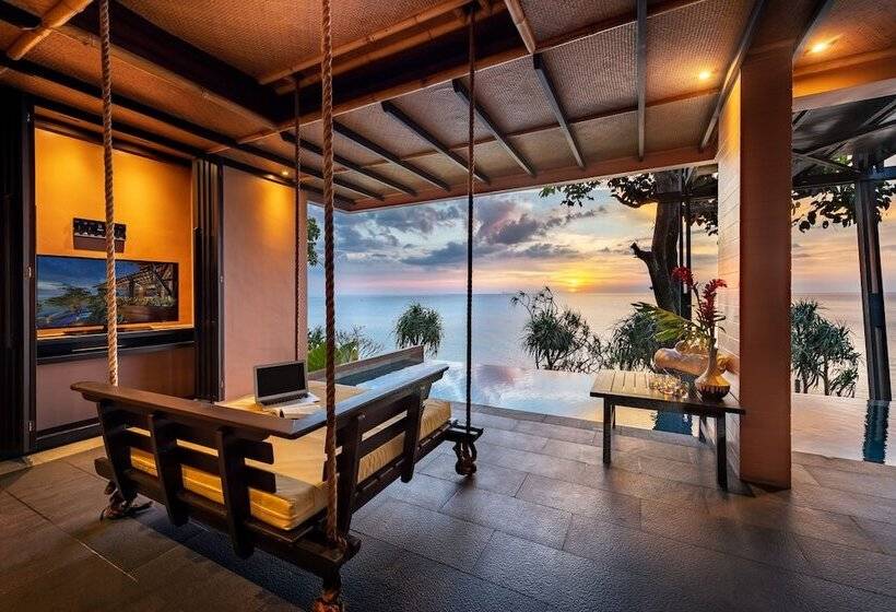 فيلا غرفة نوم واحدة مطلّة علي البحر, Nirvana Beach Resort, Koh Lanta Sha Extra Plus