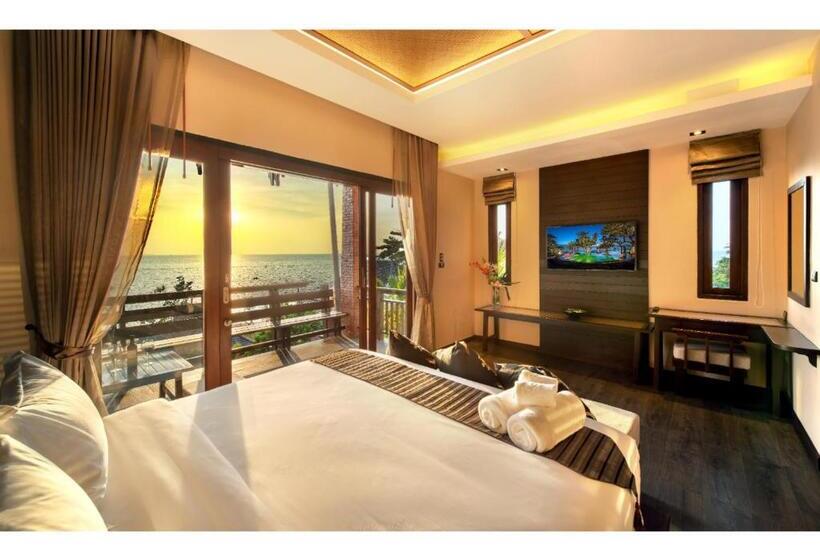 غرفة ديلوكس مطلّة علي البحر, Nirvana Beach Resort, Koh Lanta Sha Extra Plus