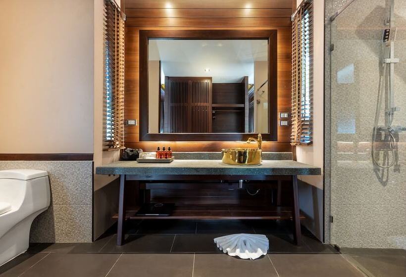 جناح جونيور مطلّ علي البحر, Nirvana Beach Resort, Koh Lanta Sha Extra Plus