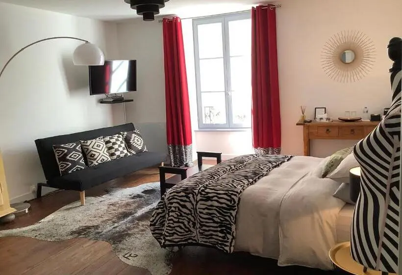 キングサイズベッドのデラックスルーム, Les Halles Chambre D'hôtes