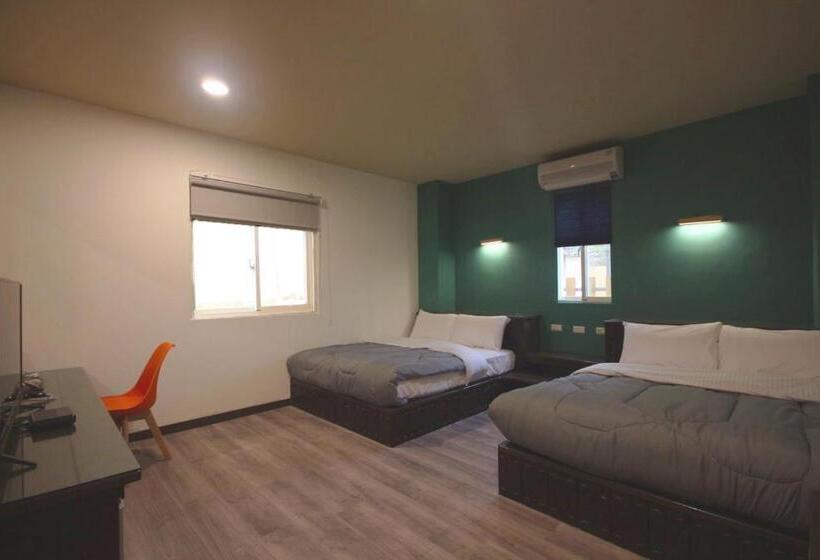 اتاق لوکس چهار تخته, 綠島gt大叔民宿