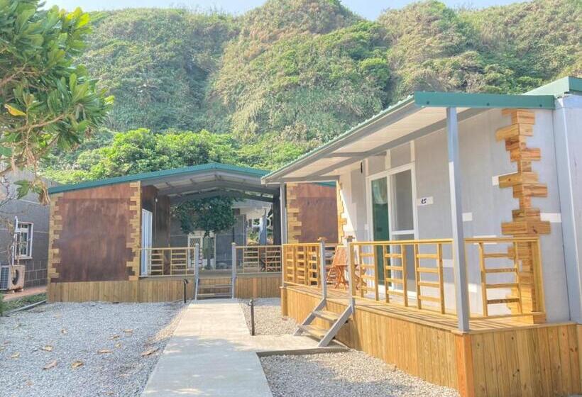 اتاق استاندارد با تراس, 綠島gt大叔民宿