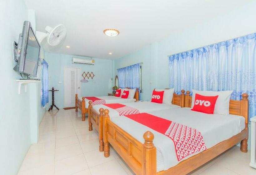 سوییت خانوادگی, Oyo 712 Baandin Resort Near Bangkok Hospital Phetchaburi