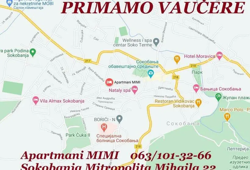 آپارتمان 1 خوابه, Apartmani Mimi